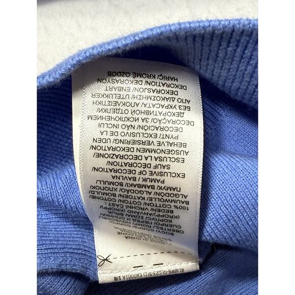 Polo Ralph Lauren Men's Cotton Crewneck Sweater - size XL - Blue - Picture 7 of 10